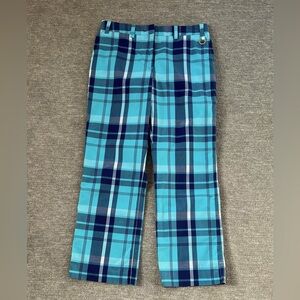 Tommy Hilfiger Plaid Cotton Pants Sz. 6 Funky Y2K